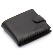 Чорне класичне портмоне з натуральної шкіри Marco Coverna MC-2003Н-1