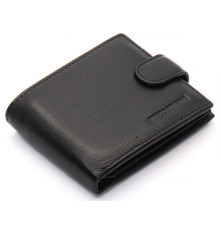 Чорне класичне портмоне з натуральної шкіри Marco Coverna MC-2003-1