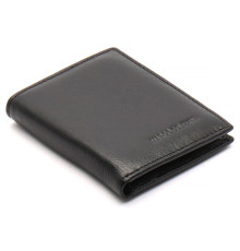 Чорне маленьке портмоне на магніті з затискачем MARCO COVERNA MC-101Н-1