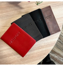 Шкіряна обкладинка для паспорта з написом 1940