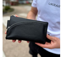 Поясна бананка унісекс 14х25х8, сумка конверт для телефону та документів TD-54928 чорна