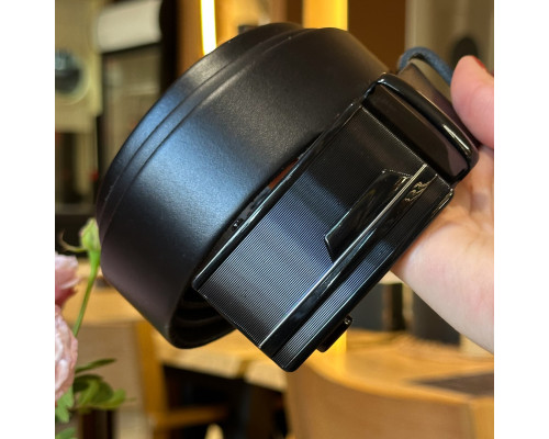 Чоловічий шкіряний ремінь із пряжкою автомат 4978