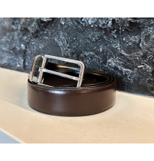 Чоловічий двосторонній шкіряний ремінь 1845