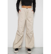 Штани карго жіночі, колір світло-бежевий, 238R5333