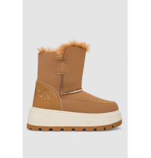 Уггі жіночі зимові на хутрі, колір коричневий, 243R-A