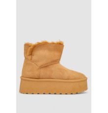 Уггі жіночі на хутрі, колір коричневий, 243RG679