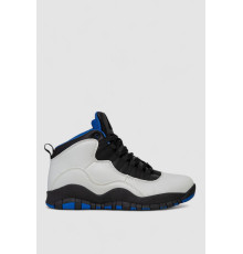 Ботинки мужские зимние на меху, цвет бело-синий, 248RCX697