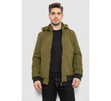 Куртка мужская демисезонная с капюшоном, цвет хаки, 244R-9882A