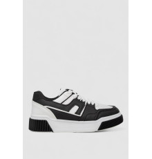 Кроссовки женские, цвет черно-белый, 256RCB008