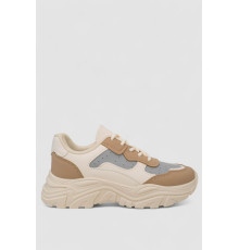 Кроссовки женские, цвет бежевый, 248RA90-20 Кроссовки женские, цвет бежевый, 248RA90-20