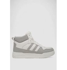 Кросівки жіночі зимові на хутрі, колір біло-сірий, 248RAD400