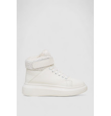 Кросівки жіночі зимові на хутрі, колір білий, 248RA2253