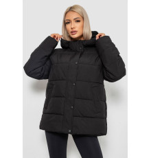 Куртка жіноча демісезонна, колір чорний, 207R004