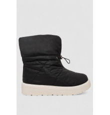 Дутики женские зимние на меху, цвет черно-бежевый, 248RFM300