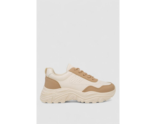 Кроссовки женские, цвет бежевый, 248RA70-65