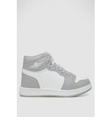 Кросівки жіночі зимові на хутрі, колір біло-сірий, 248RHB470-6