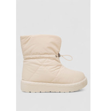 Дутики женские зимние на меху, цвет бежевый, 248RFM300