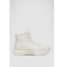 Черевики зимові жіночі на хутрі, колір білий, 248RXM20