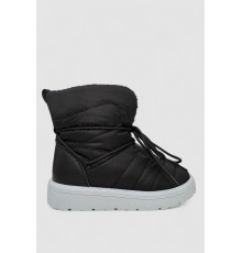 Дутики жіночі зимові на хутрі, колір чорно-сірий, 248RFM500