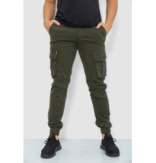Штани карго чоловічі, колір хакі, 244R2073
