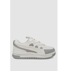 Кроссовки мужские демисезонные, цвет бело-серый, 243RHK110