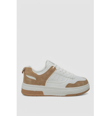 Кроссовки мужские демисезонные, цвет бело-бежевый, 243RHK32