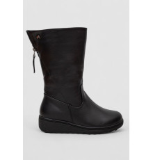 Сапоги женские зимние на меху, цвет черный, 243RY200