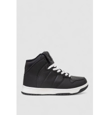 Кросівки жіночі зимові на хутрі, колір чорно-білий, 248RH1060