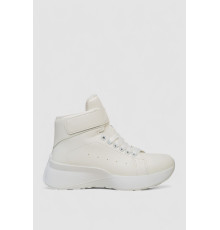 Черевики зимові жіночі на хутрі, колір білий, 248RXM25 Черевики зимові жіночі на хутрі, колір білий, 248RXM25