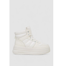 Кроссовки женские зимние на меху, цвет белый, 248RAM022