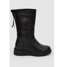 Сапоги женские зимние на меху, цвет черный, 243RY212