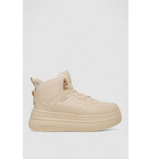 Кросівки жіночі зимові на хутрі, колір бежевий, 248RAM09-3