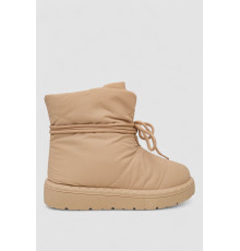 Дутики женские зимние на меху, цвет бежевый, 248RFM600