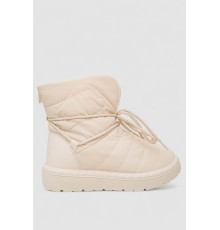 Дутики женские зимние на меху, цвет бежевый, 248RFM500