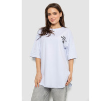 Футболка женская с принтом, цвет белый, 244R2030