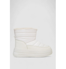 Дутики женские зимние на меху, цвет белый, 248RAM018