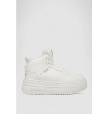 Кросівки жіночі зимові на хутрі, колір білий, 248RAM09