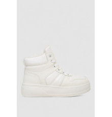 Кросівки жіночі зимові на хутрі, колір білий, 248RQT12