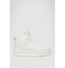 Кроссовки женские на меху, цвет белый, 248RMB09