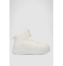 Кроссовки женские зимние на меху, цвет белый, 248RAM01