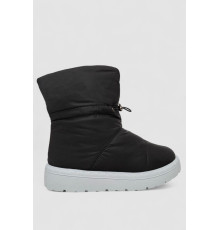 Дутики жіночі зимові на хутрі, колір чорно-сірий, 248RFM200