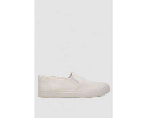 Кеды тканевые, цвет белый, 248RLX01