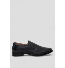 Туфлі чоловічі з перфорацією, колір темно-синій, 243RC1591