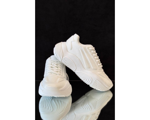 Кроссовки женские текстиль, цвет белый, 248RCX1260