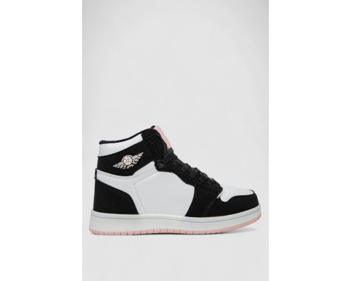 Кросівки жіночі зимові на хутрі, колір біло-чорний, 248RHB470-3