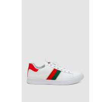 Кеды мужские, цвет бело-красный, 248R144