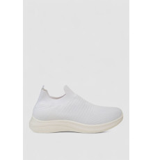 Слипоны мужские текстиль, цвет белый, 243R777-A1047