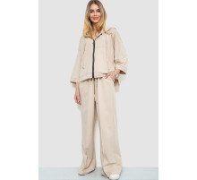 Спорт костюм женский двухнитка, цвет светло-бежевый, 102R5247
