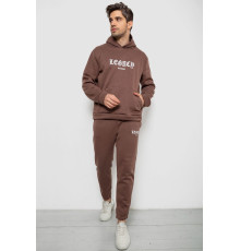 Спортивний костюм чоловічий на флісі, колір мокко, 238R57046