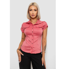 Сорочка класична в смужку, колір кораловий, 230R667